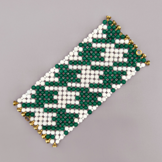 SAHARA S10 Bracelet in Malachite + White Shell