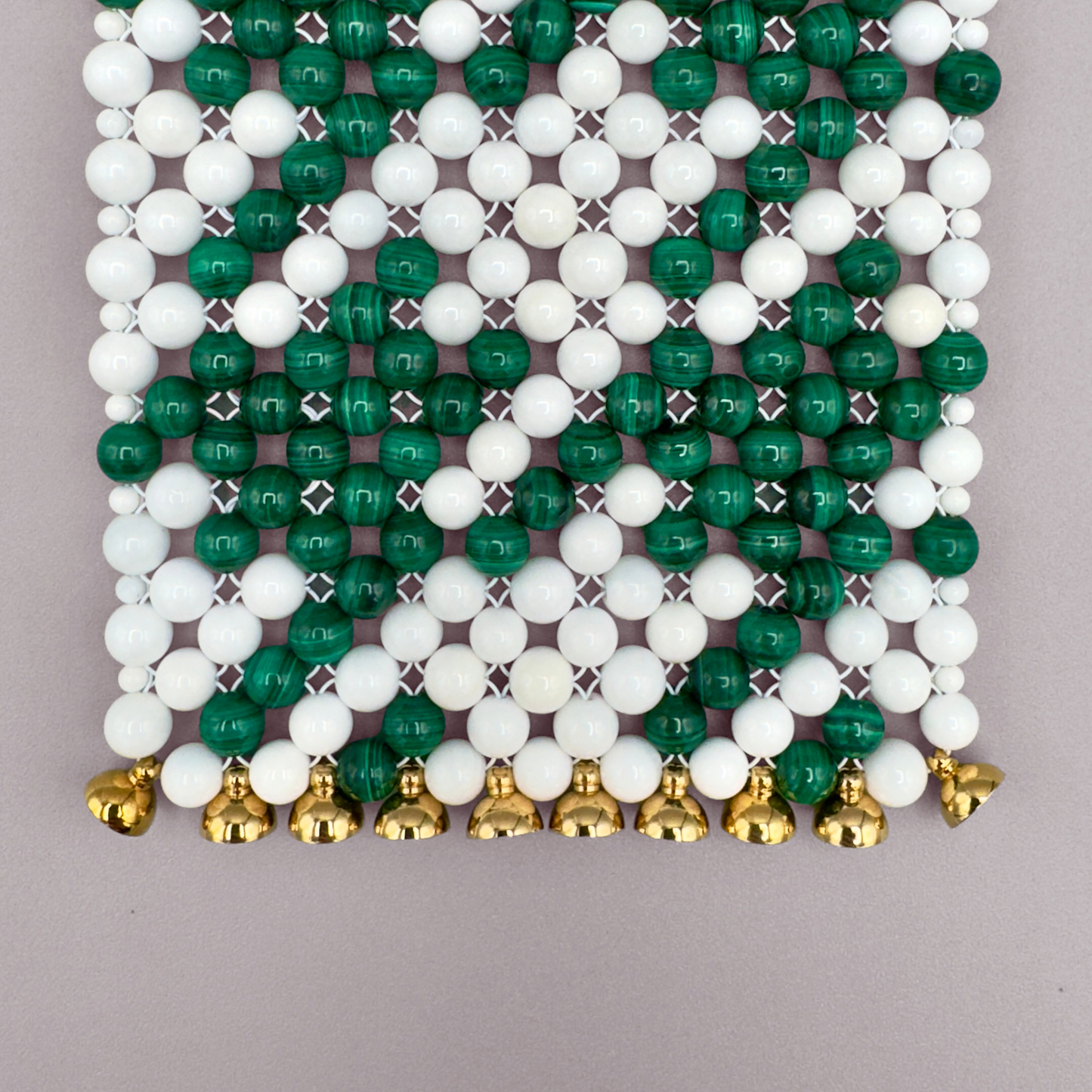 SAHARA S10 Bracelet in Malachite + White Shell