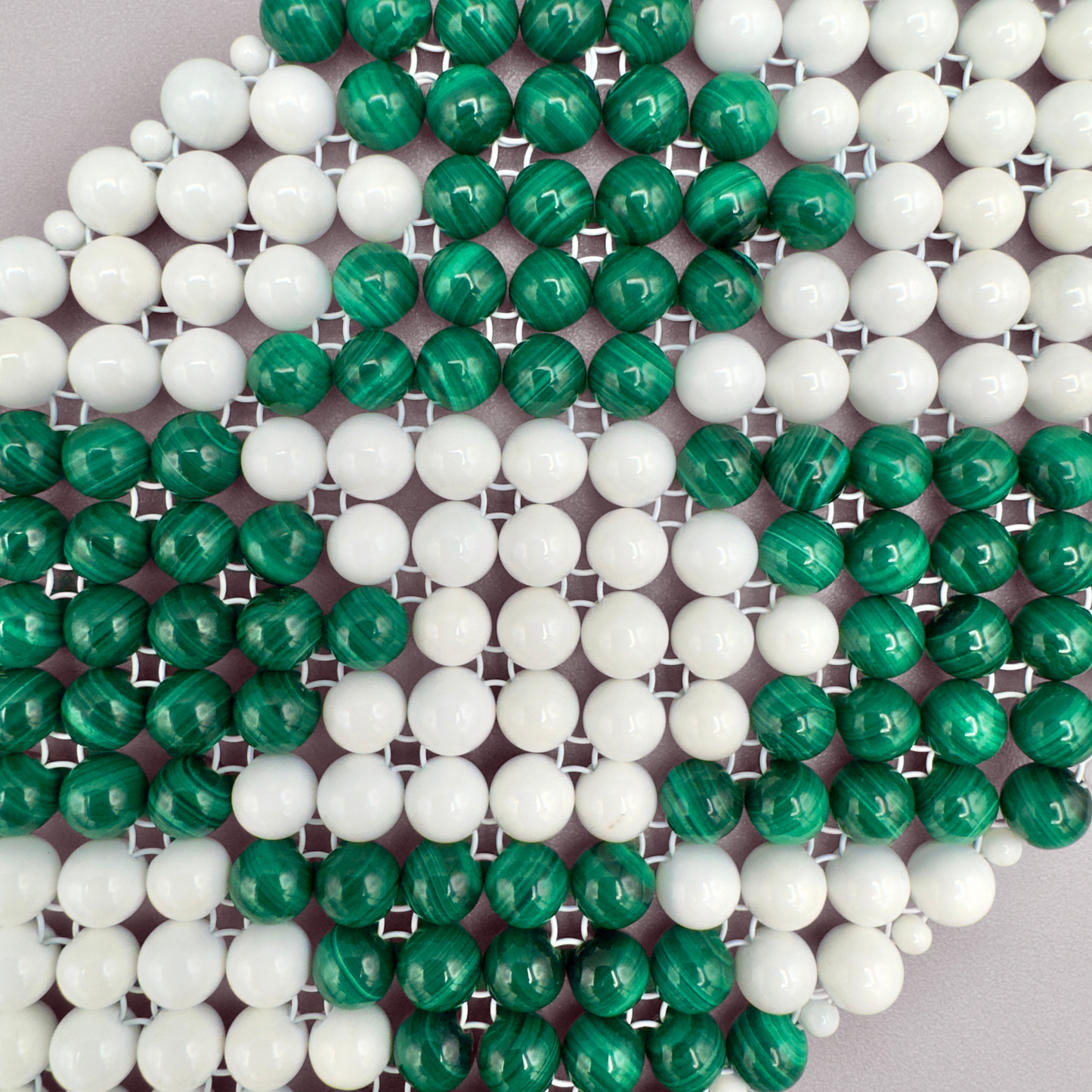 SAHARA S10 Bracelet in Malachite + White Shell