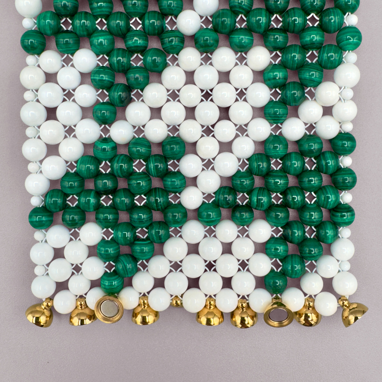 SAHARA S10 Bracelet in Malachite + White Shell