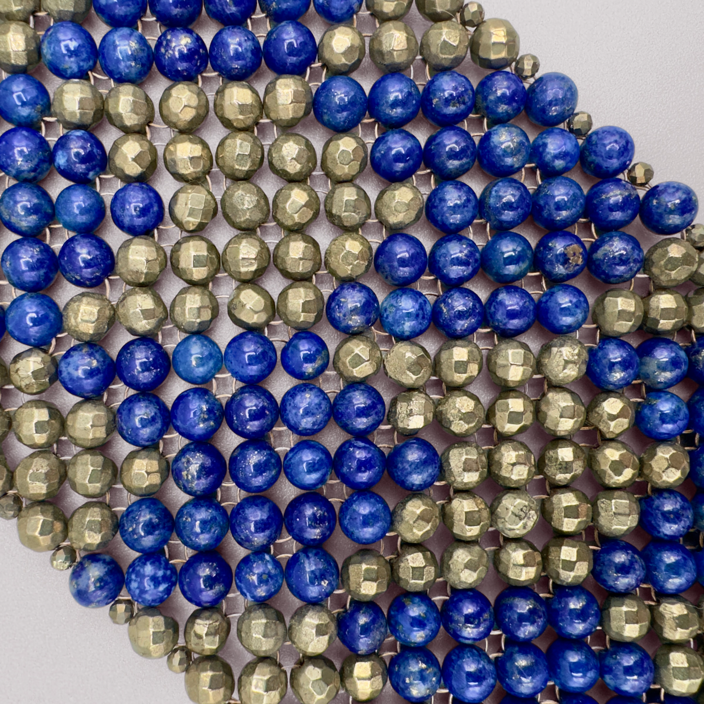 SAHARA S10 Bracelet in Lapis Lazuli + Pyrite