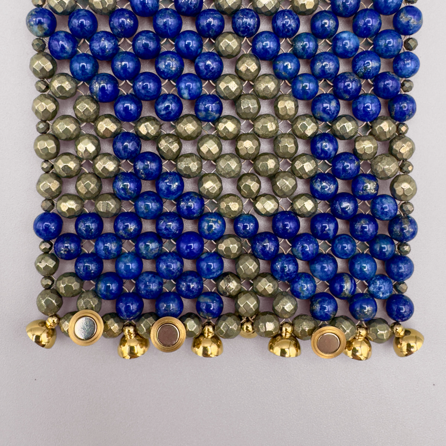 SAHARA S10 Bracelet in Lapis Lazuli + Pyrite