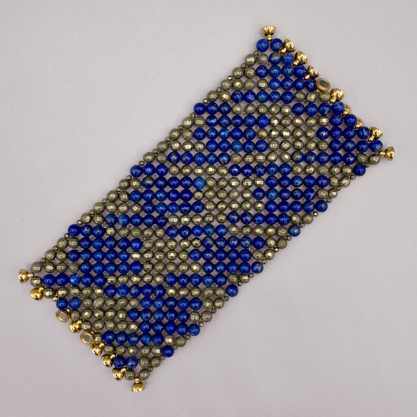 SAHARA S10 Bracelet in Lapis Lazuli + Pyrite