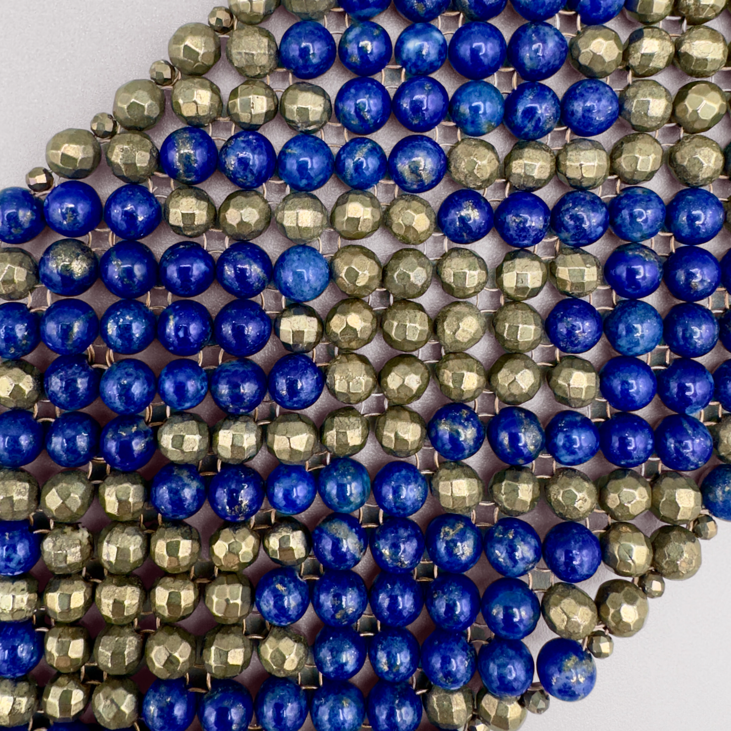 SAHARA S10 Bracelet in Lapis Lazuli + Pyrite