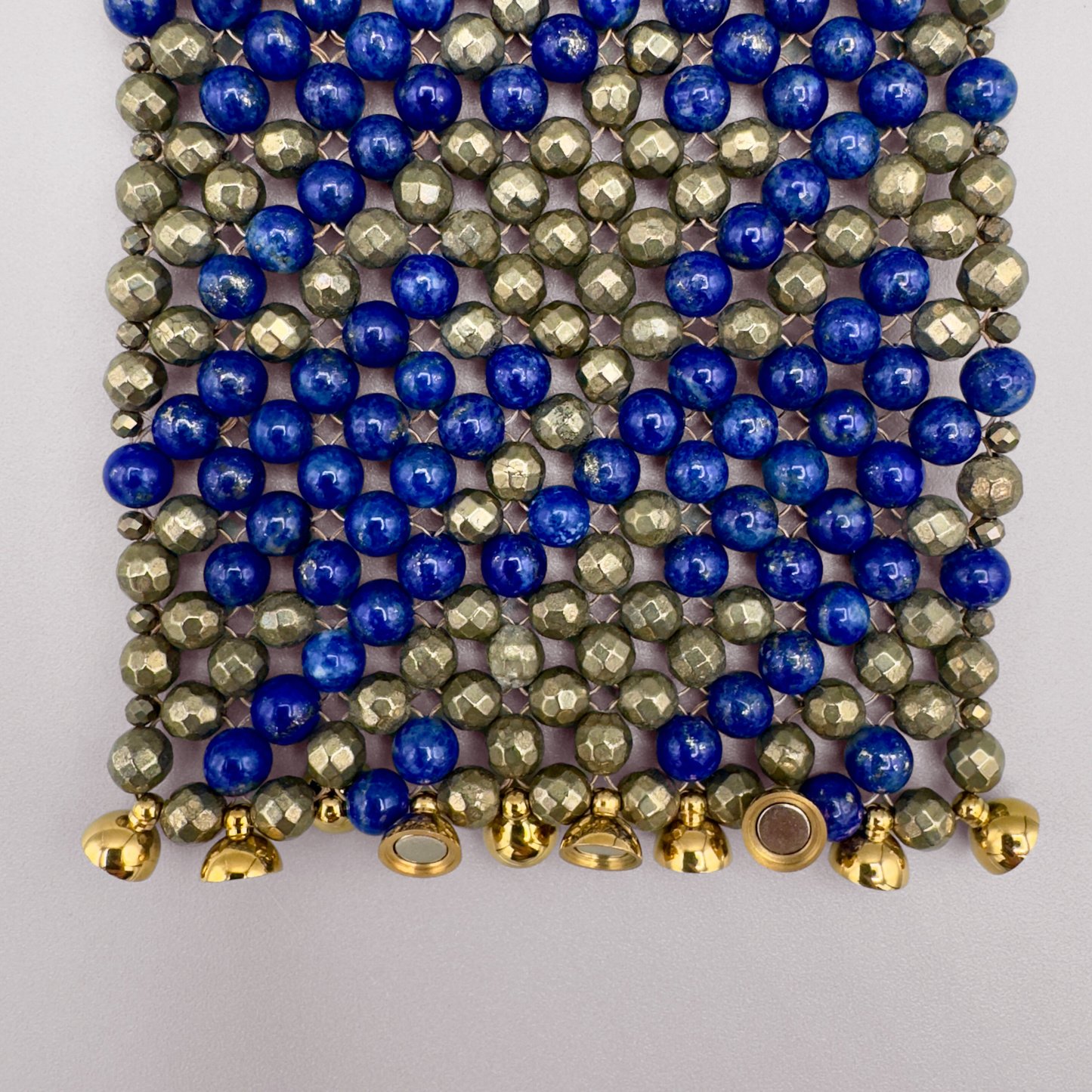 SAHARA S10 Bracelet in Lapis Lazuli + Pyrite