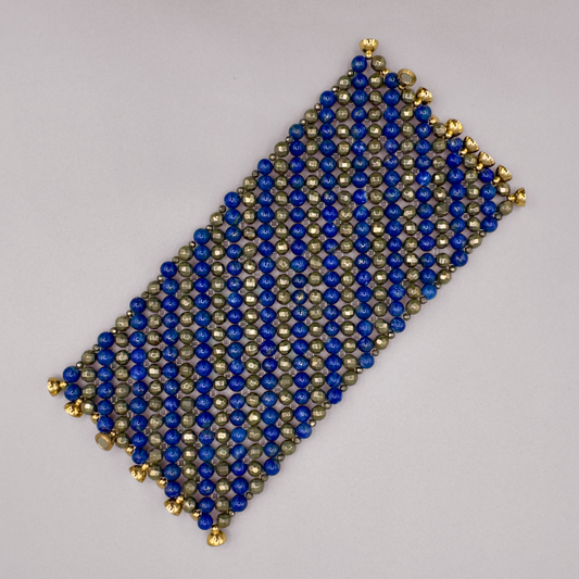 SAHARA S10 Bracelet in Lapis Lazuli + Pyrite