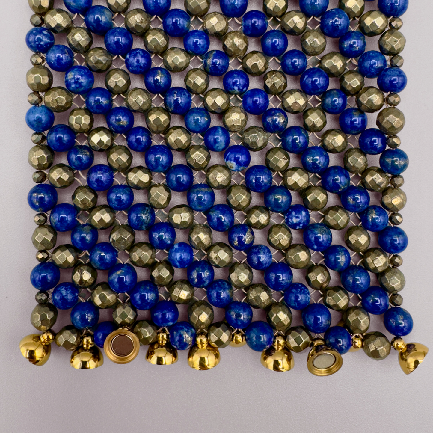 SAHARA S10 Bracelet in Lapis Lazuli + Pyrite