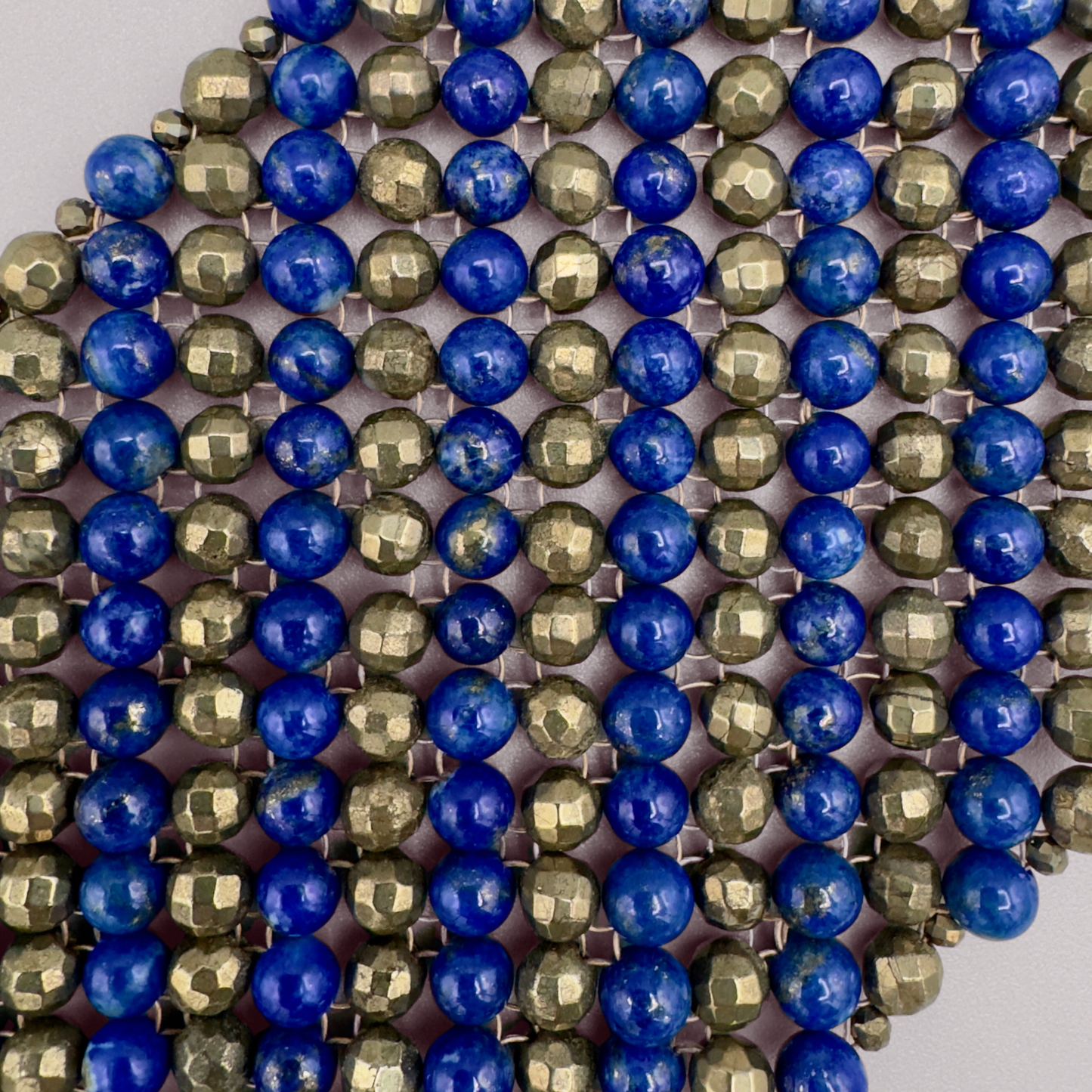 SAHARA S10 Bracelet in Lapis Lazuli + Pyrite
