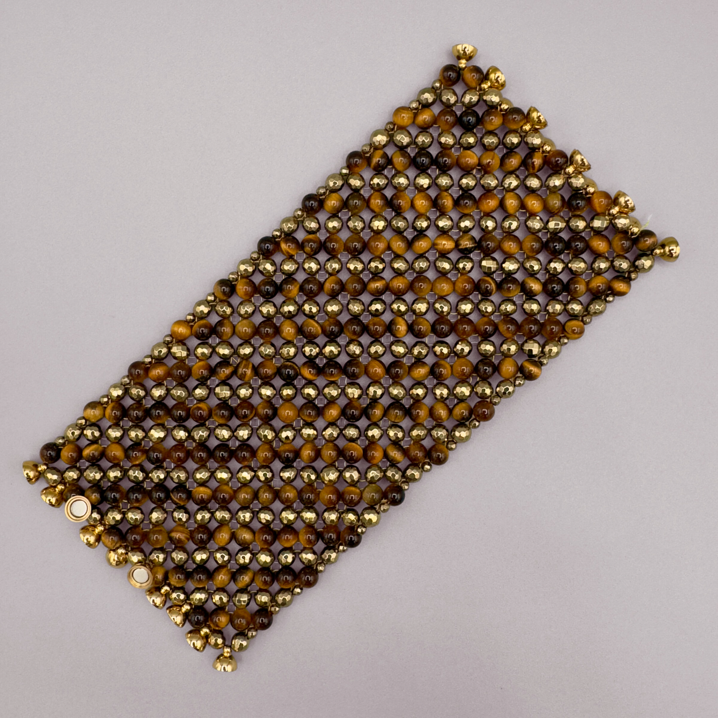 SAHARA S10 Bracelet in Tiger's Eye + Gold