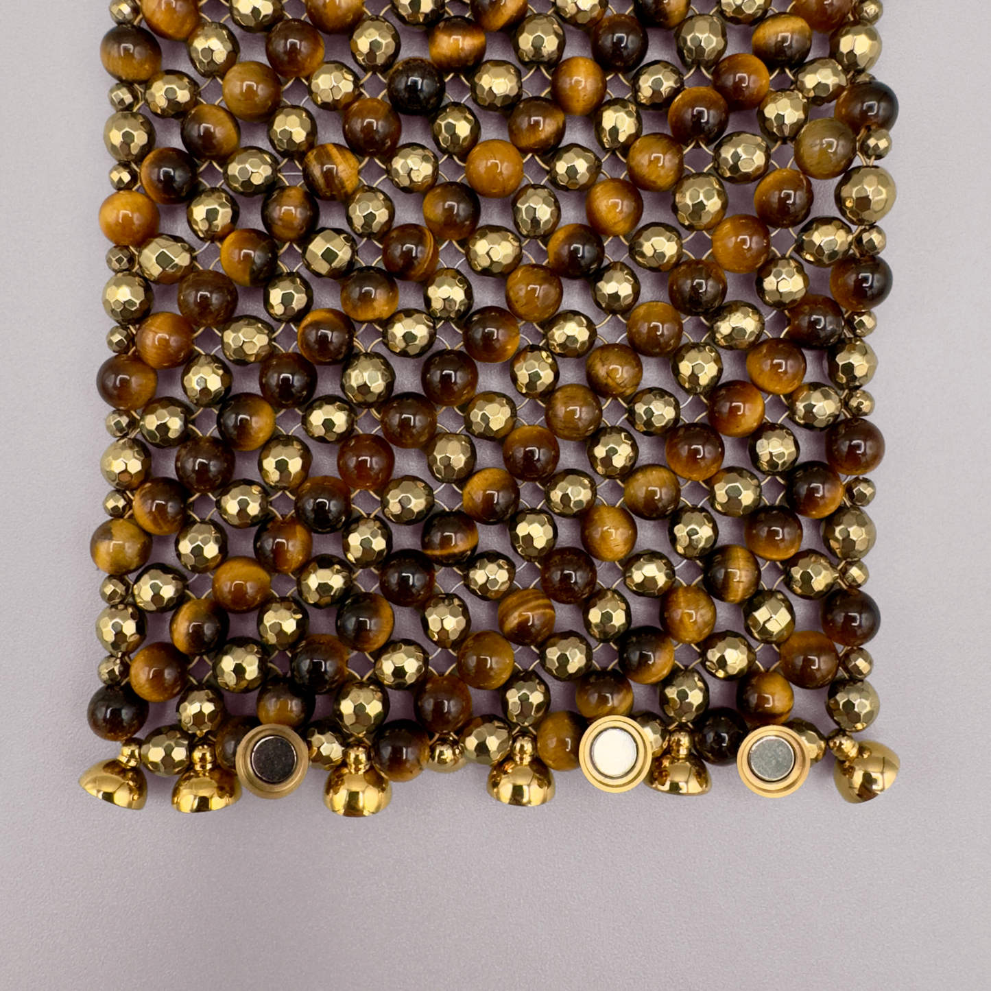 SAHARA S10 Bracelet in Tiger's Eye + Gold