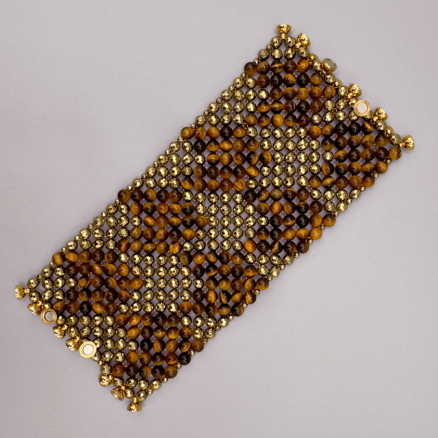 SAHARA S10 Bracelet in Tiger's Eye + Gold