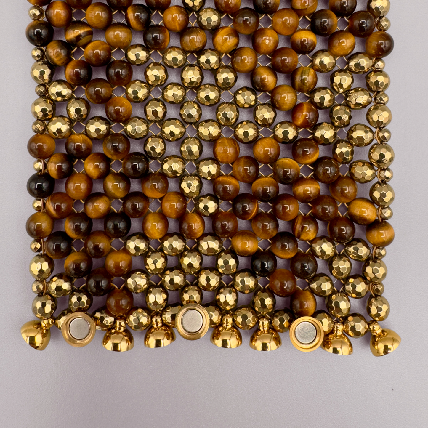SAHARA S10 Bracelet in Tiger's Eye + Gold