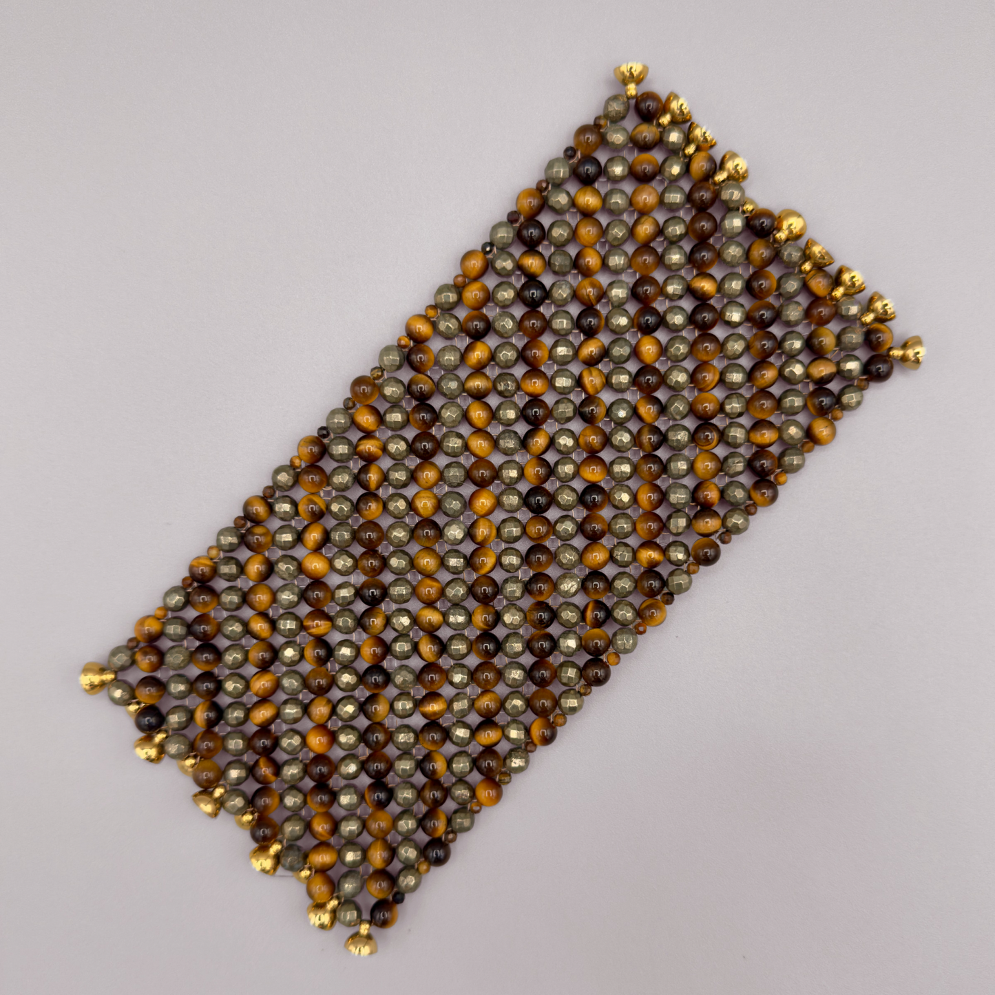 SAHARA S10 Bracelet in Tiger's Eye + Pyrite