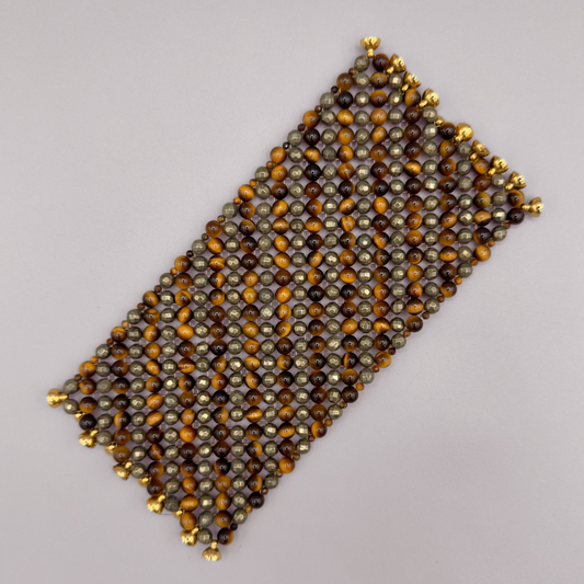 SAHARA S10 Bracelet in Tiger's Eye + Pyrite