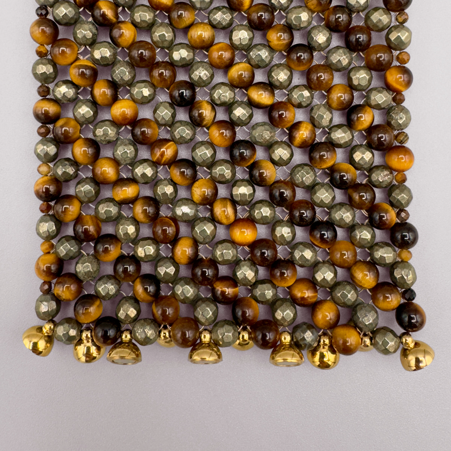 SAHARA S10 Bracelet in Tiger's Eye + Pyrite
