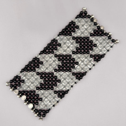 SAHARA S10 Bracelet in Black Onyx + Clear Quartz