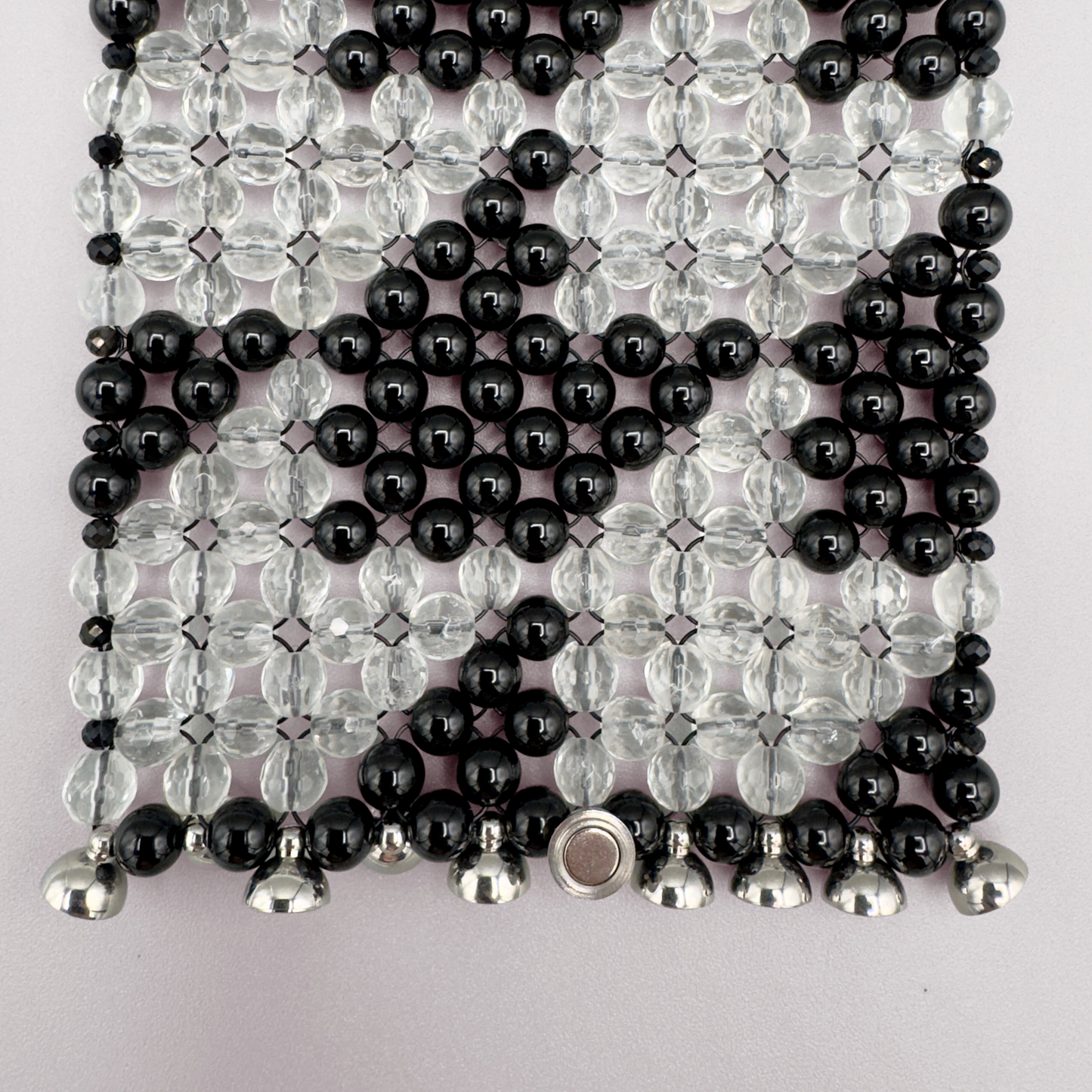 SAHARA S10 Bracelet in Black Onyx + Clear Quartz