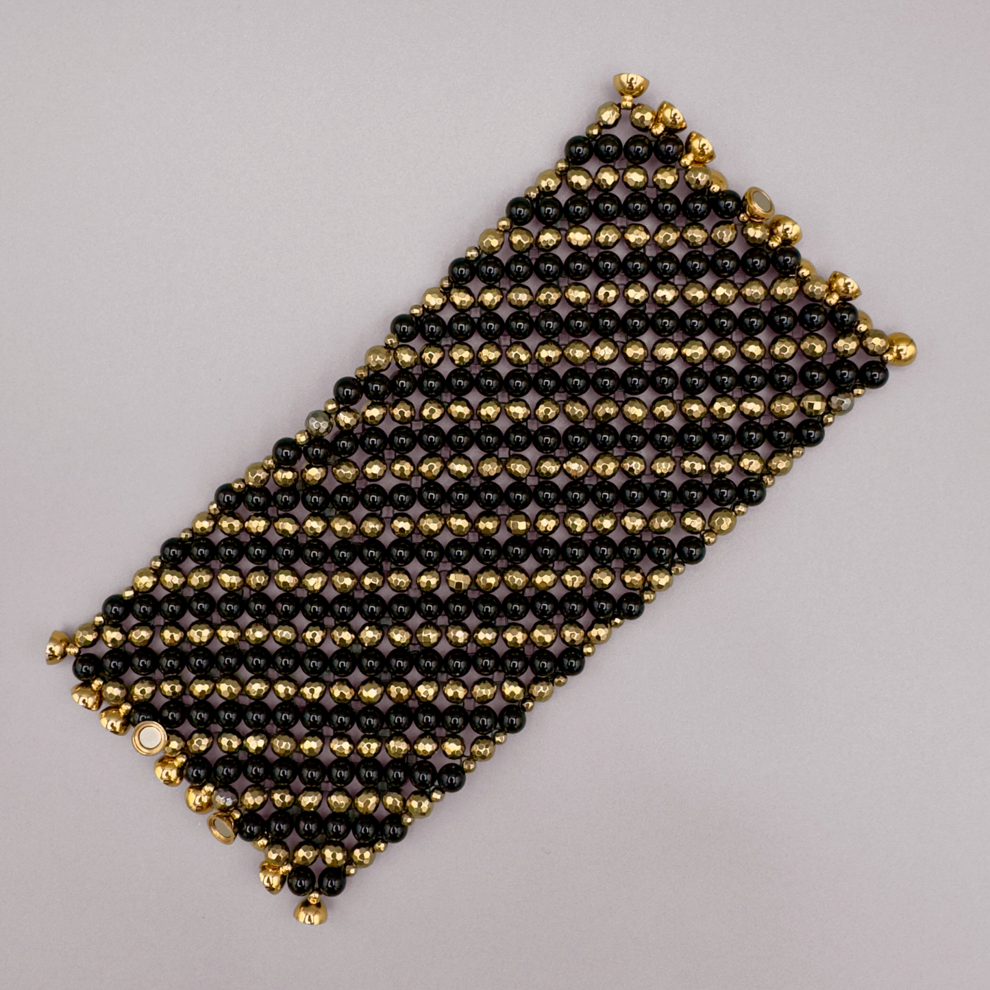 SAHARA S10 Bracelet in Black Onyx + Gold