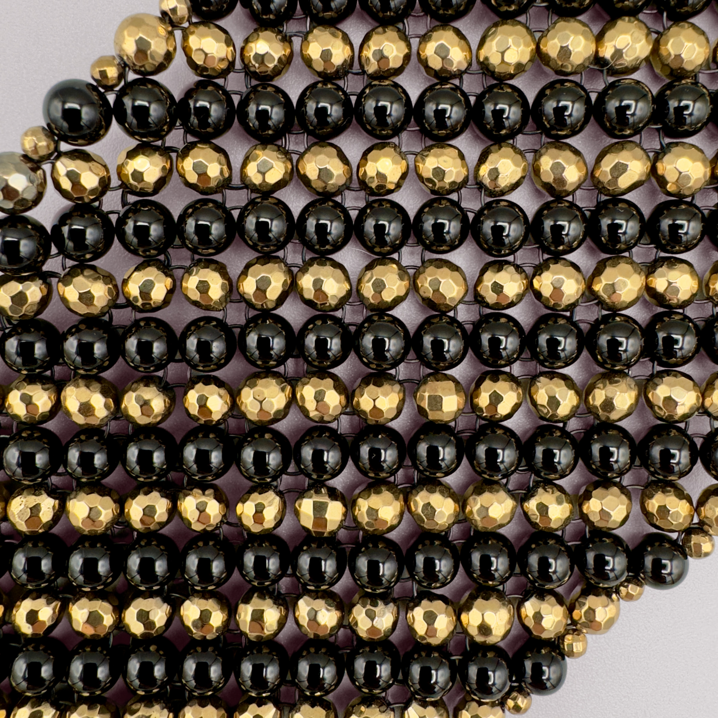 SAHARA S10 Bracelet in Black Onyx + Gold