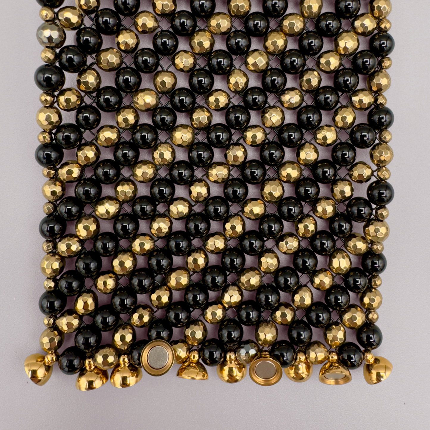 SAHARA S10 Bracelet in Black Onyx + Gold