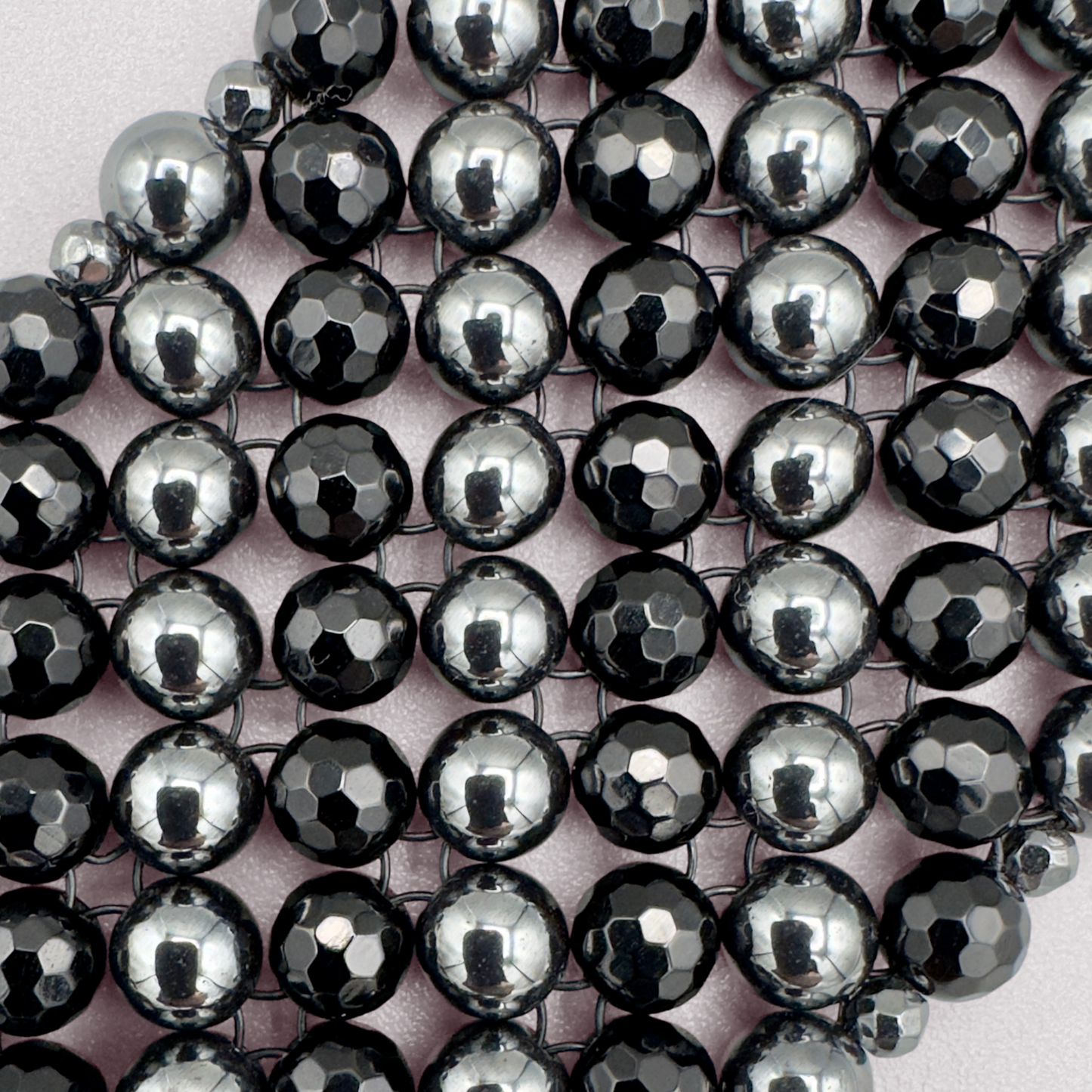 SAHARA S6 Choker in Black Onyx + Hematite