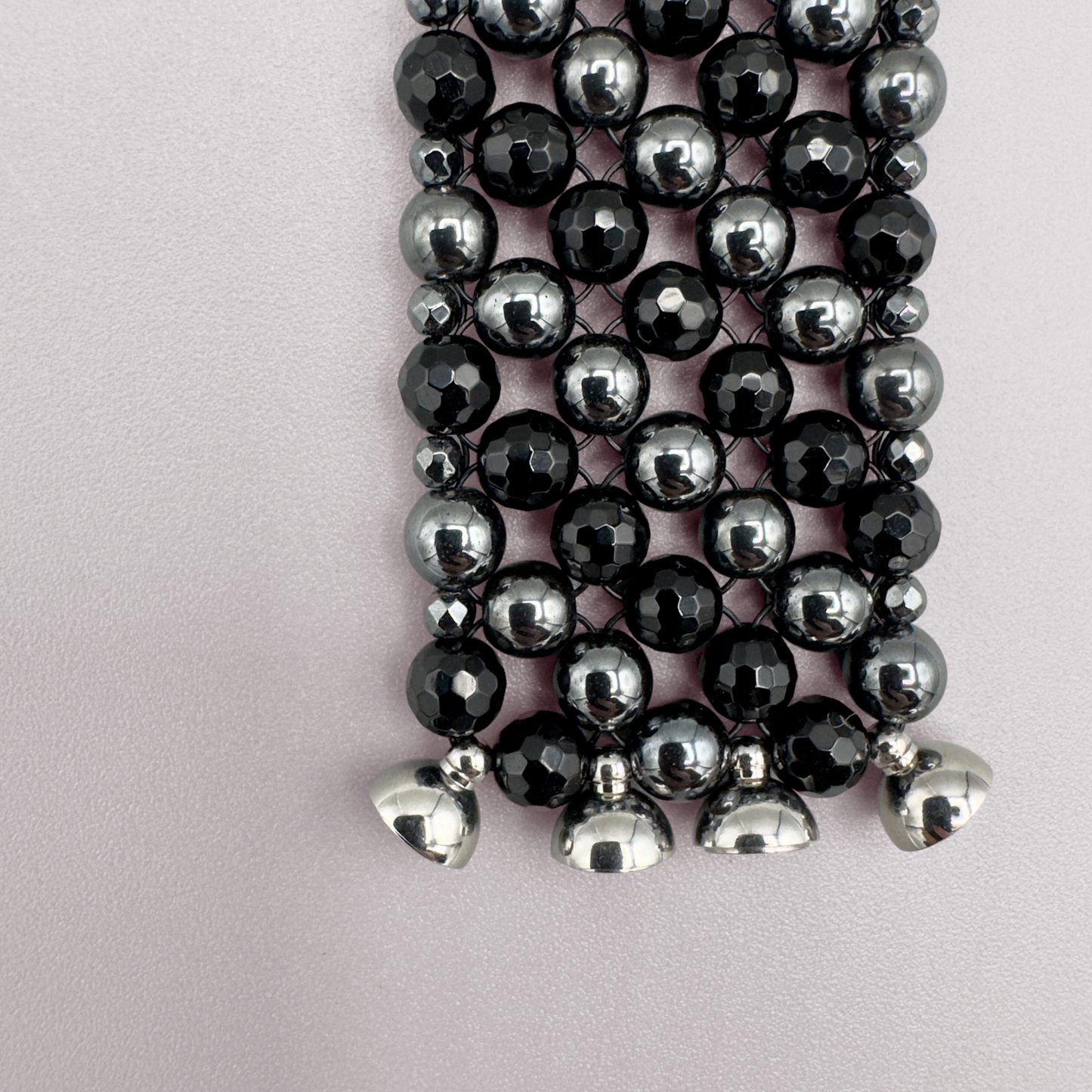SAHARA S4 Bracelet in Black Onyx + Hematite