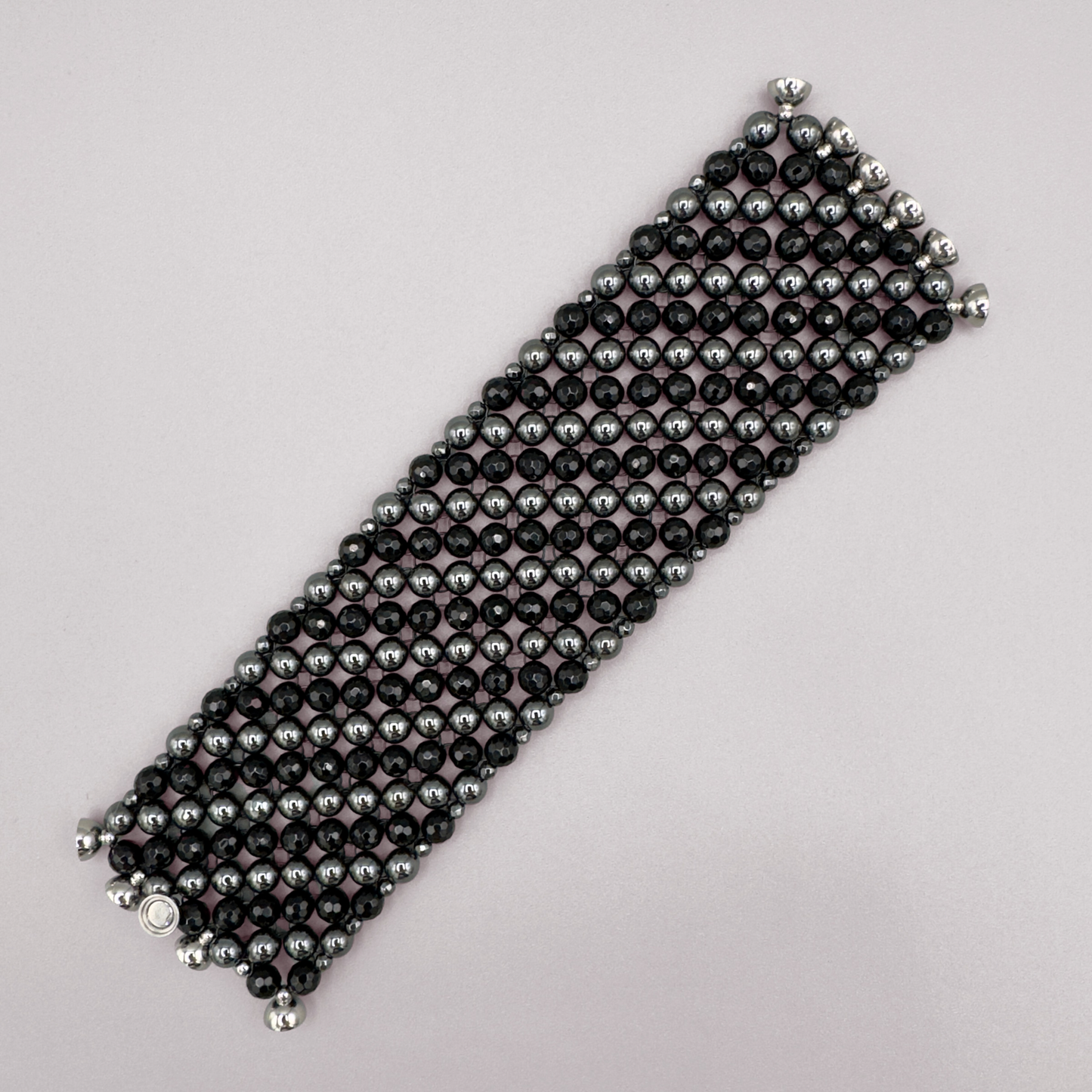 SAHARA S6 Bracelet in Black Onyx + Hematite