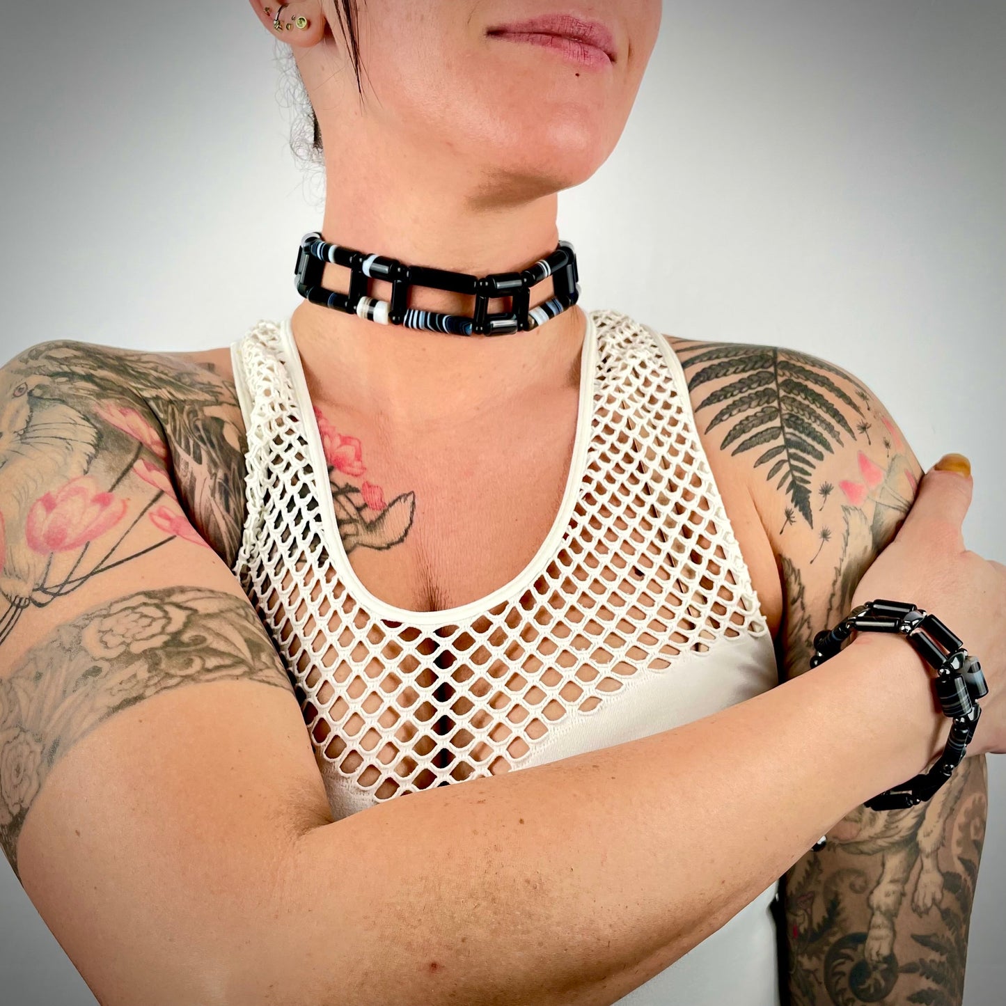 GRID Choker Necklace