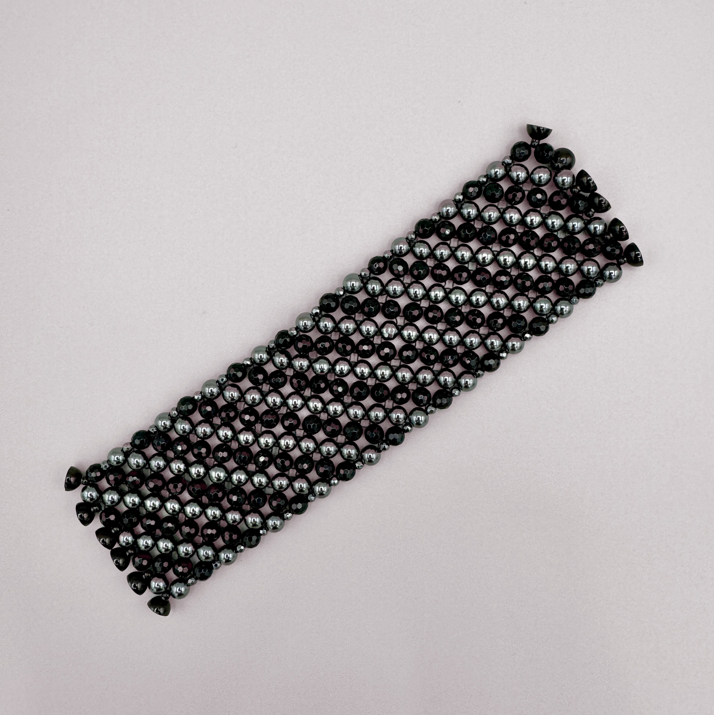 SAHARA S6 Bracelet in Black Onyx + Hematite
