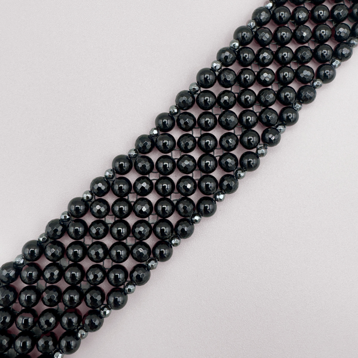 SAHARA S4 Choker in Pure Black Onyx