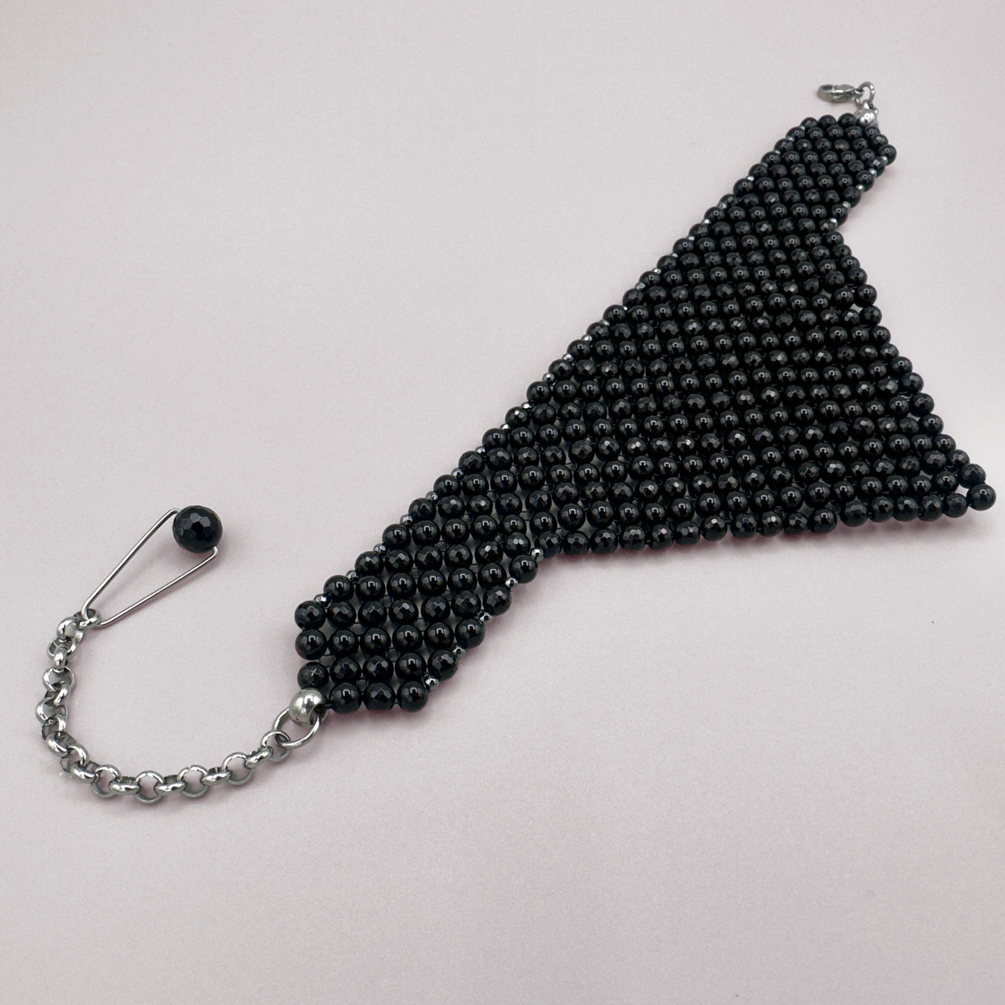 SAHARA S12 Choker in Pure Black Onyx