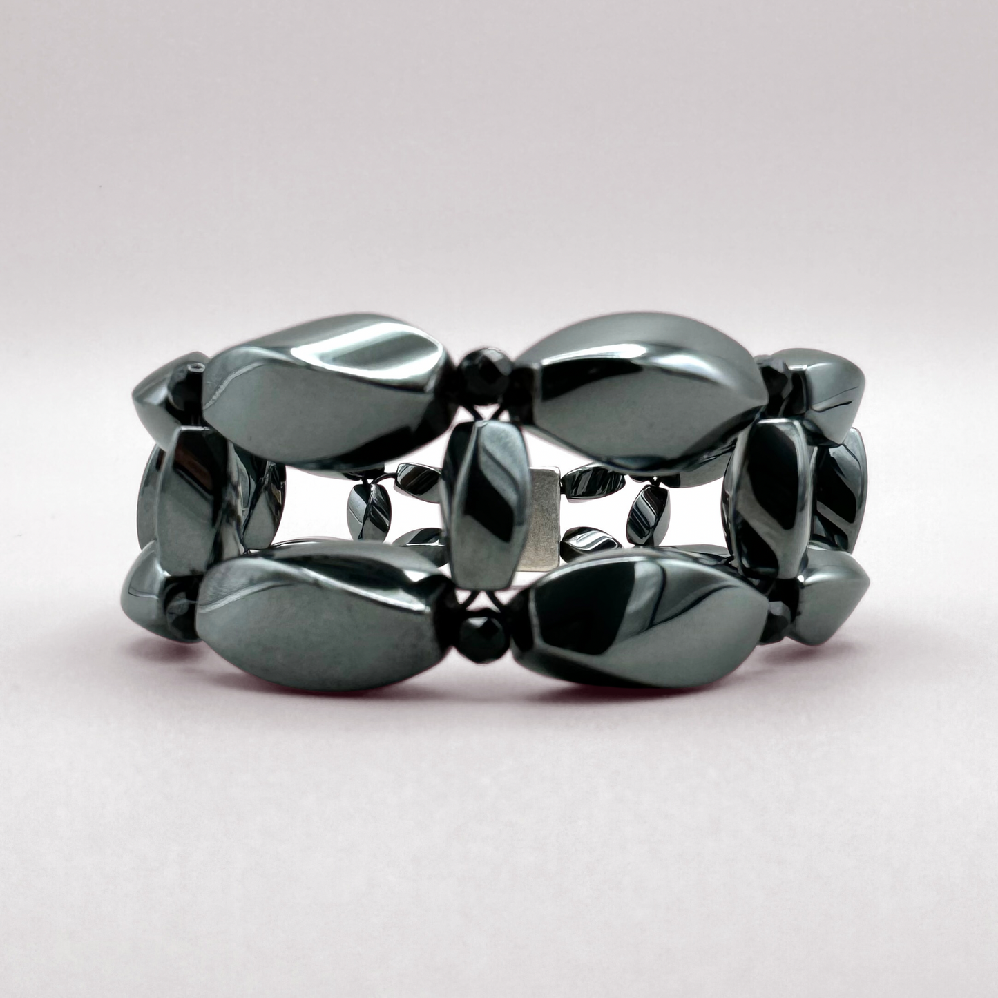 Hematite + Black Onyx Bracelet