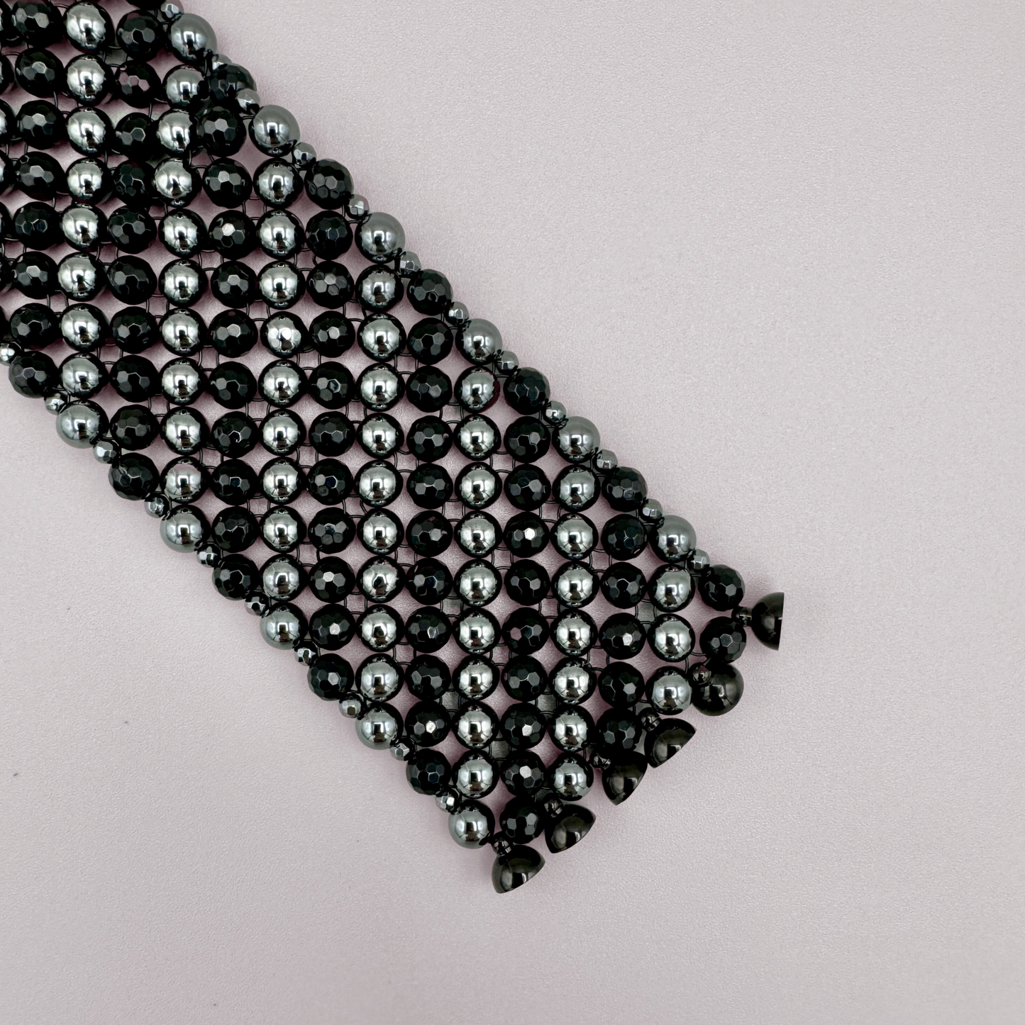 SAHARA S6 Bracelet in Black Onyx + Hematite
