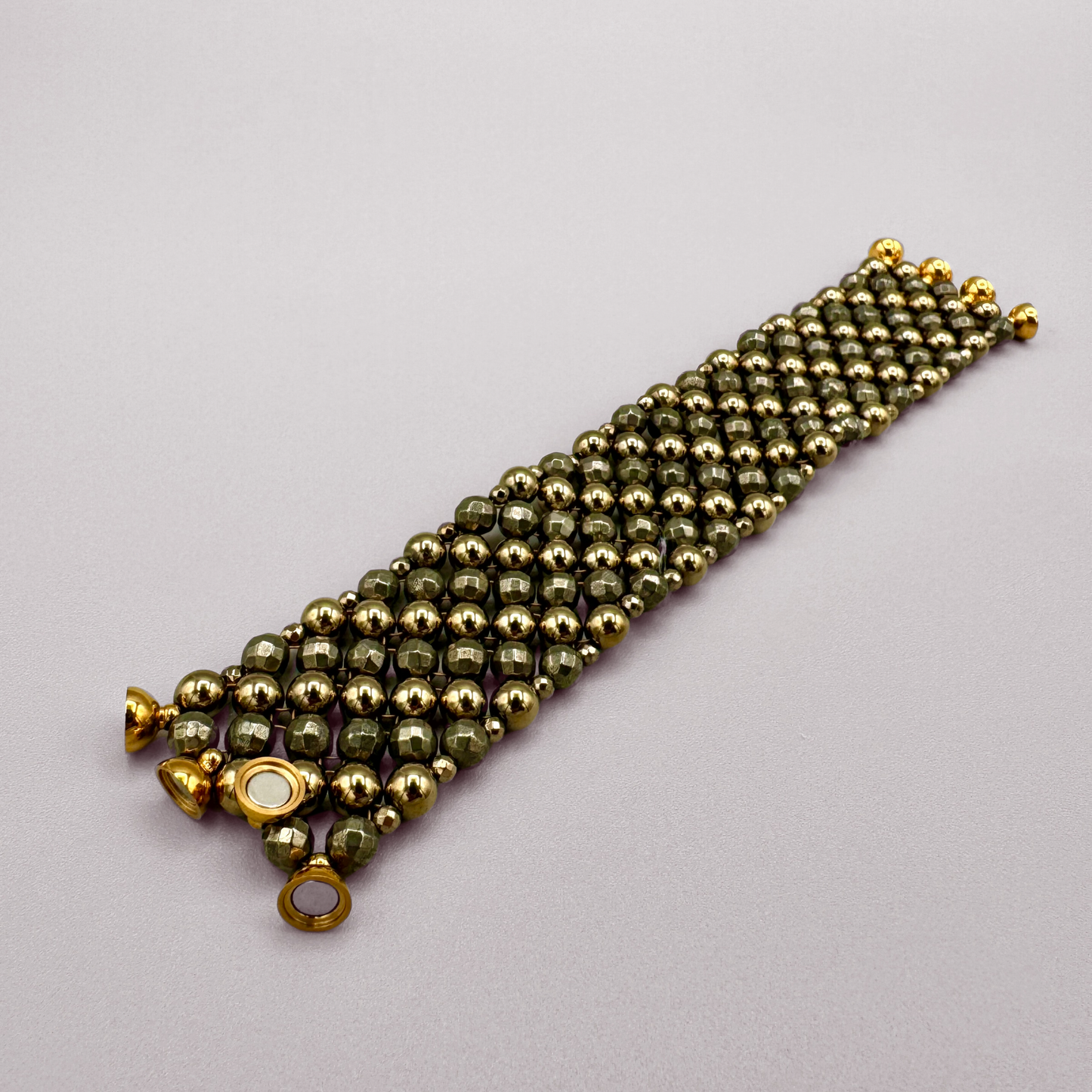 SAHARA S4 Bracelet Pyrite + Gold