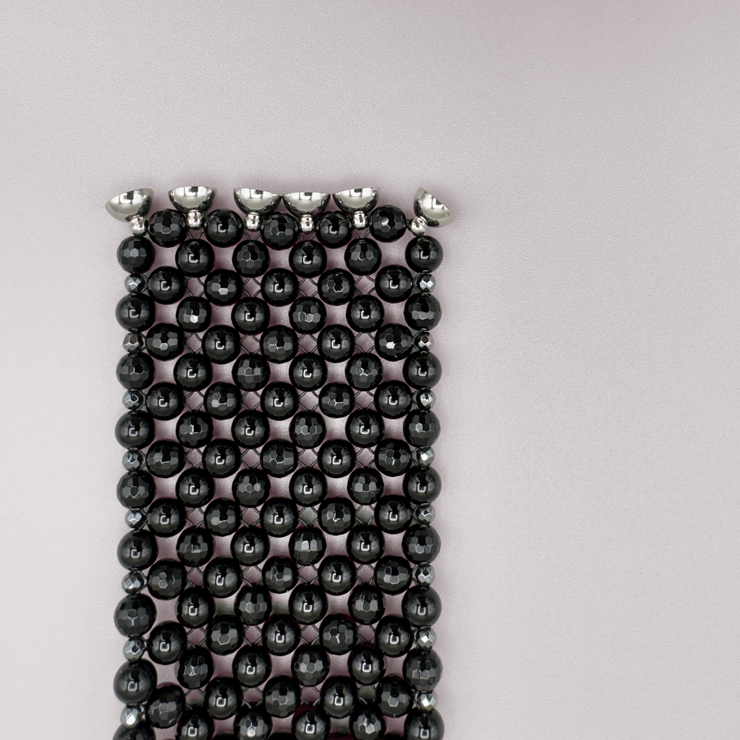 SAHARA S6 Bracelet in Pure Black Onyx