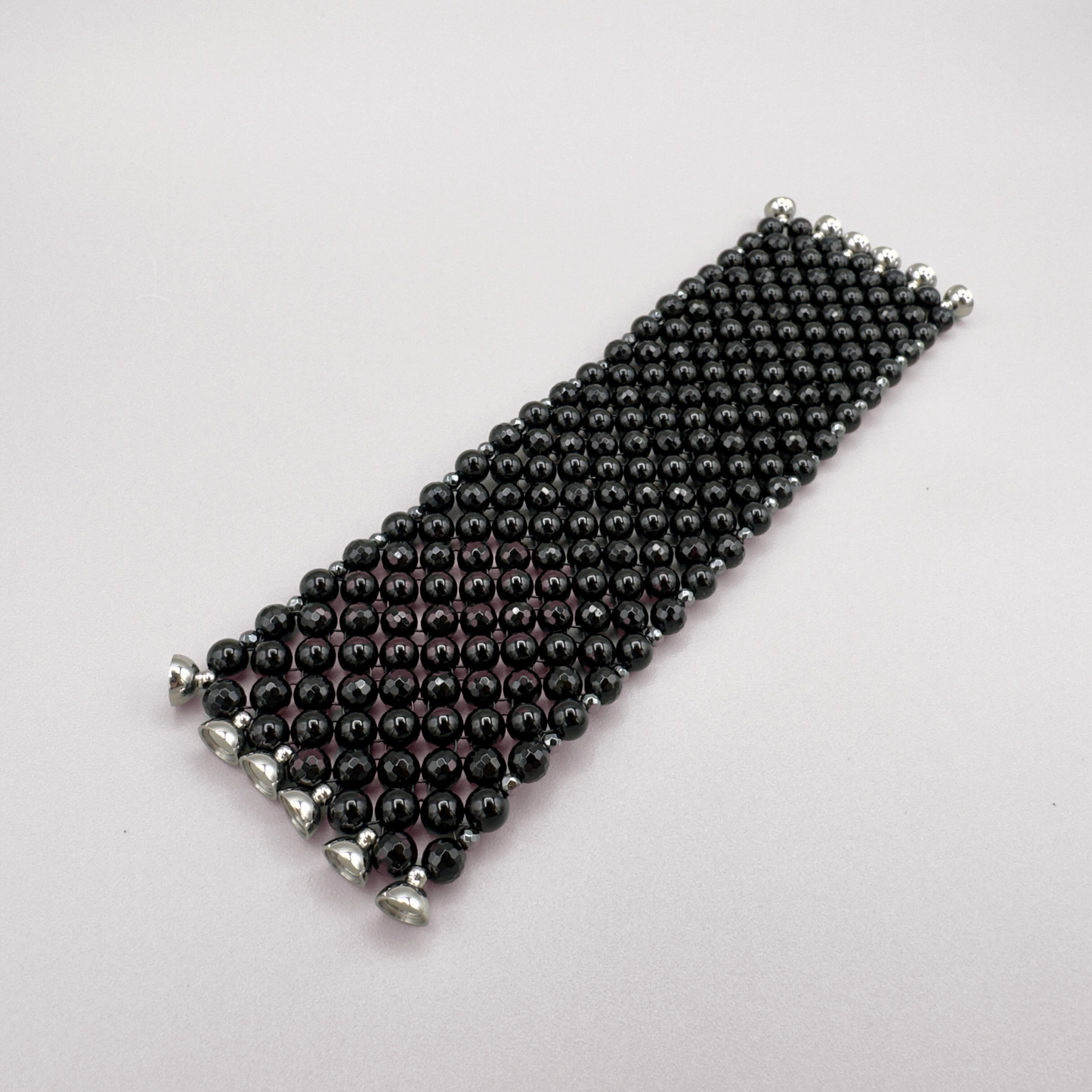 SAHARA S6 Bracelet in Pure Black Onyx