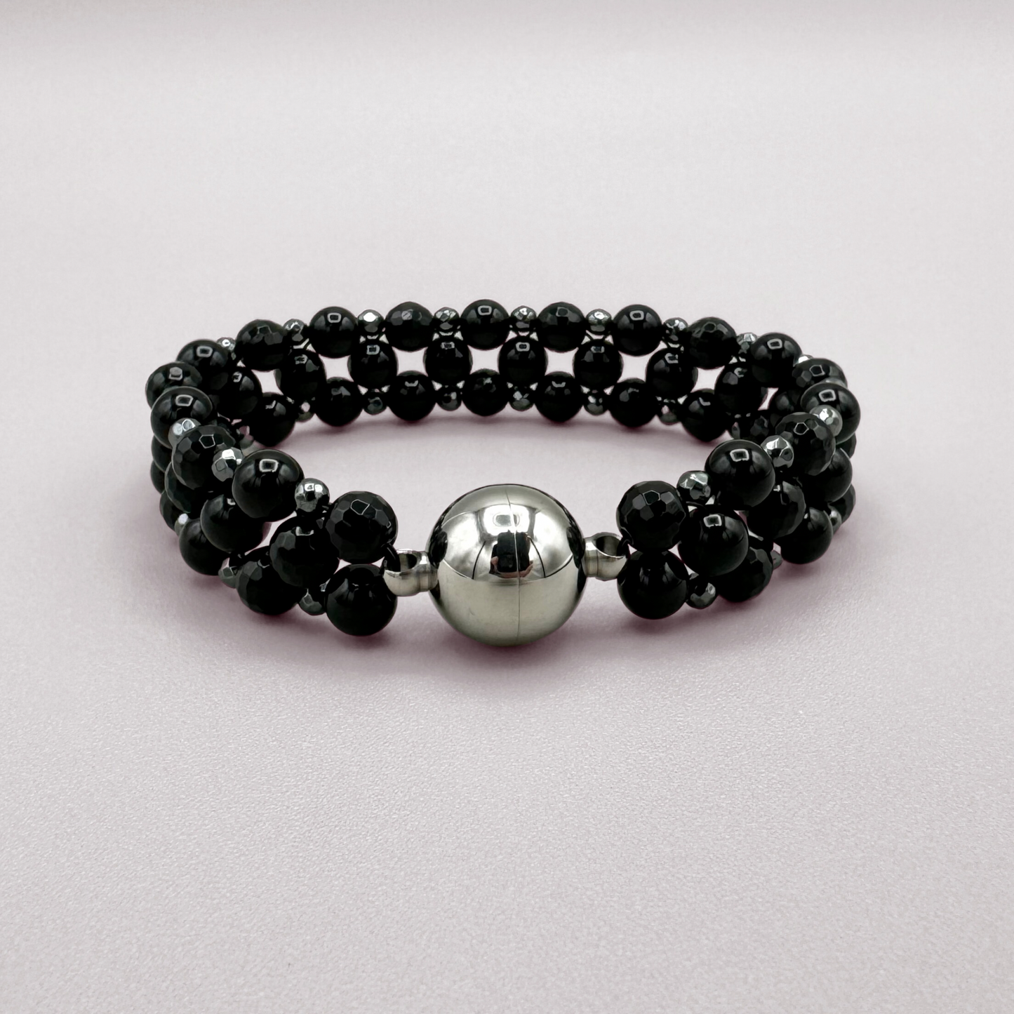 SAHARA S2 Bracelet in Pure Black Onyx