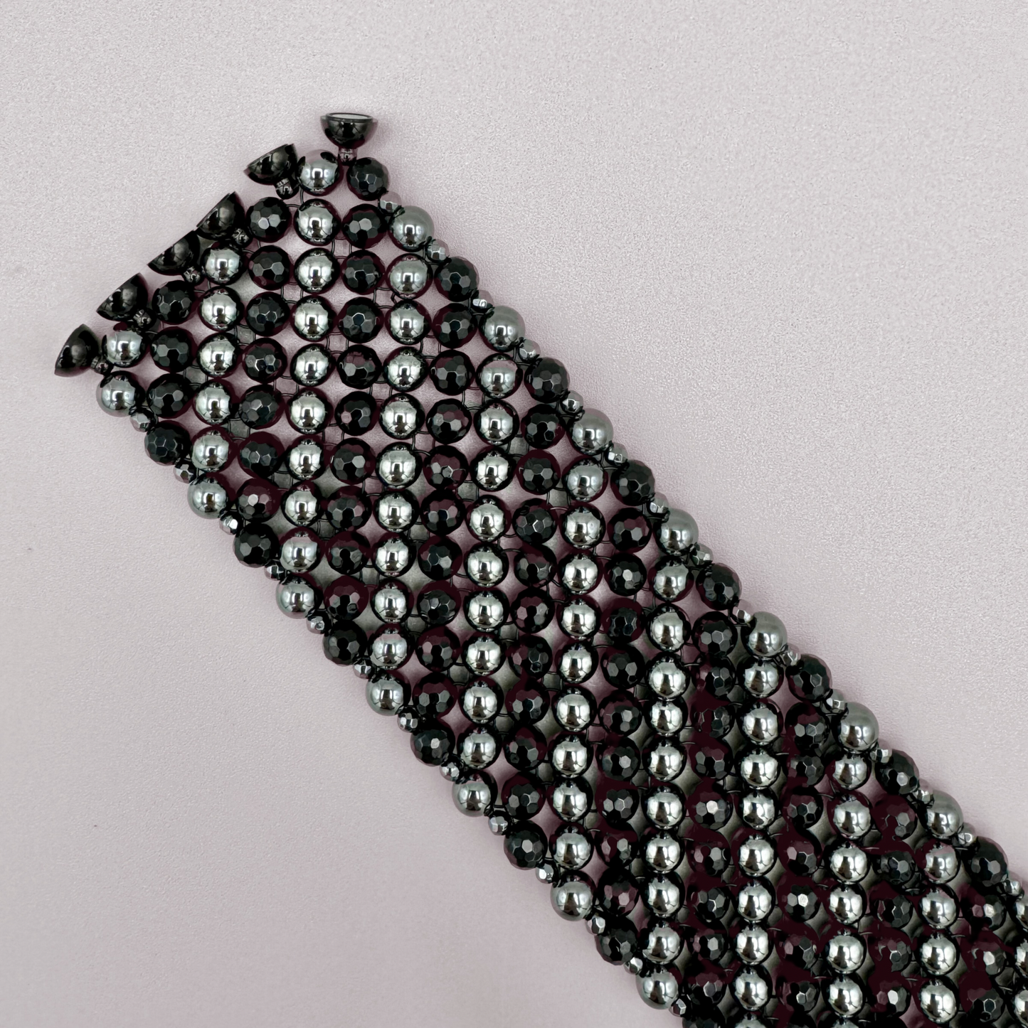 SAHARA S6 Bracelet in Black Onyx + Hematite