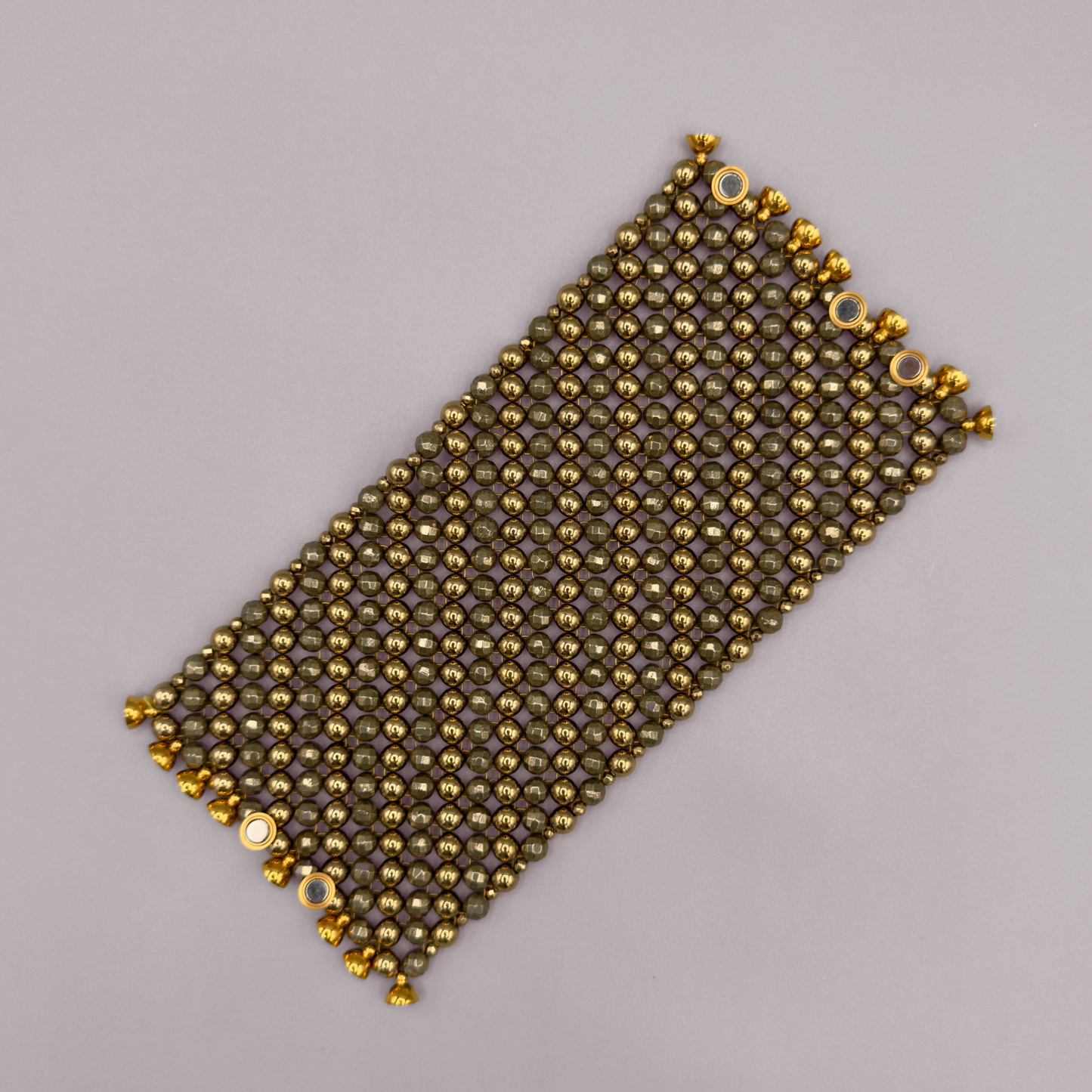 SAHARA S10 Bracelet in Pyrite + Gold