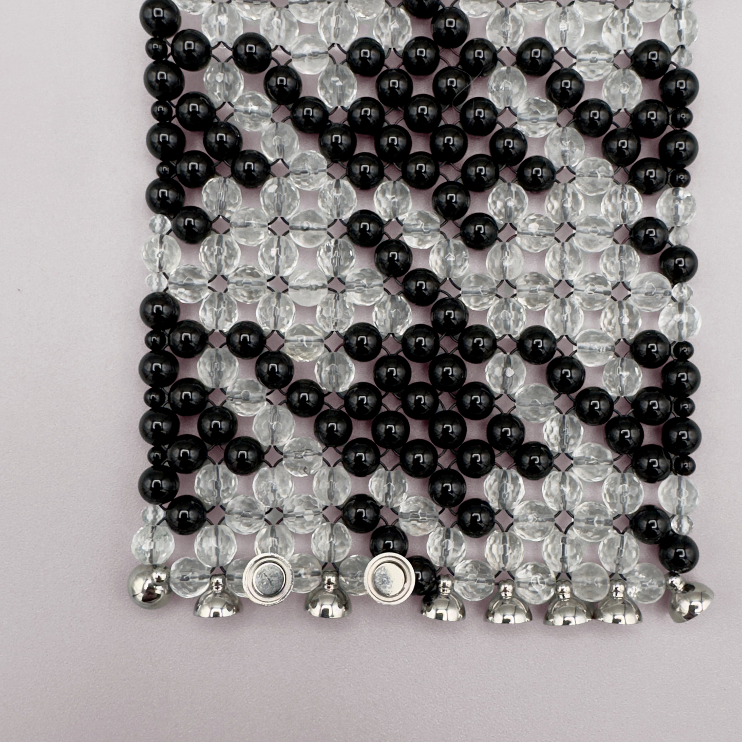 SAHARA S10 Bracelet in Black Onyx + Clear Quartz