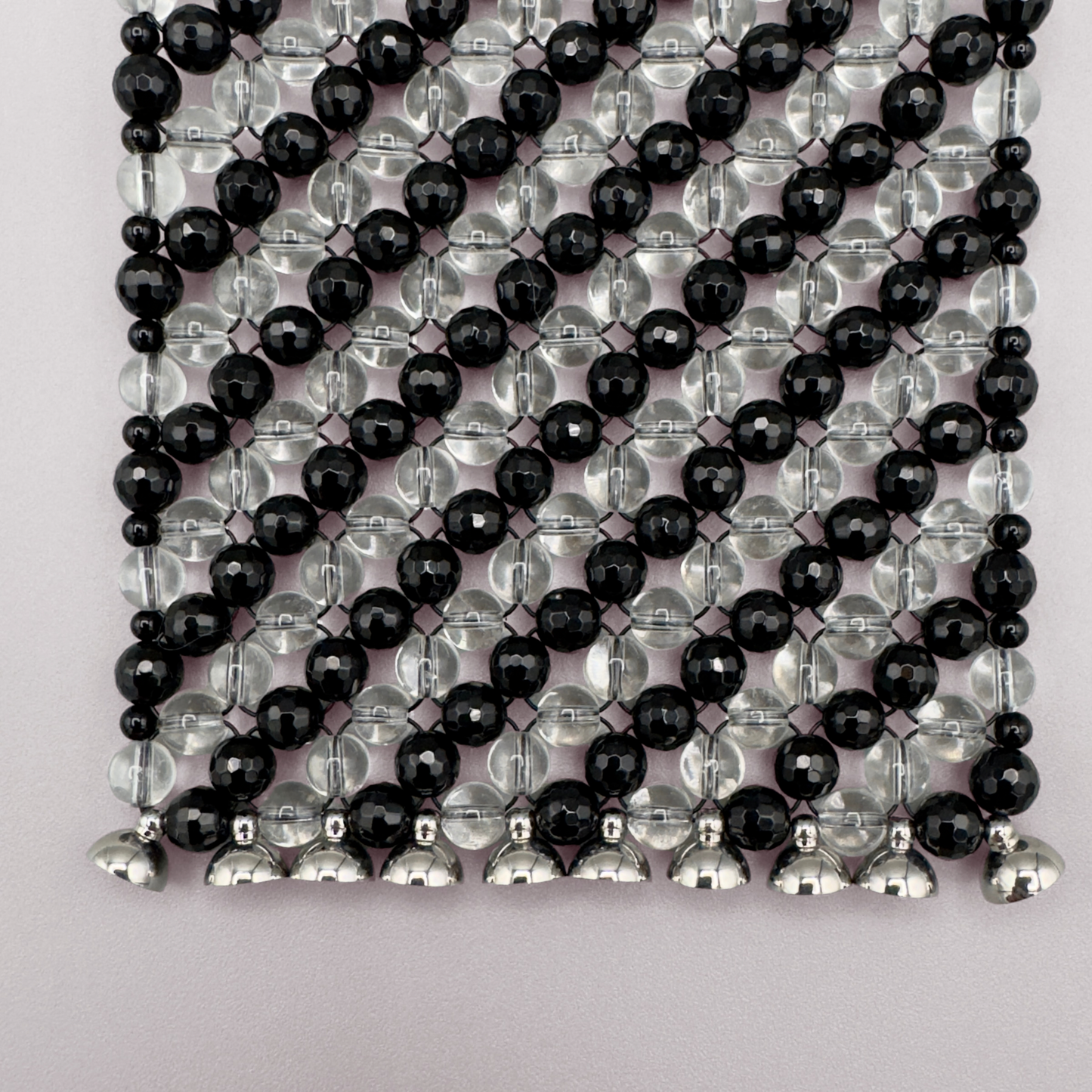 SAHARA S10 Bracelet in Black Onyx + Clear Quartz