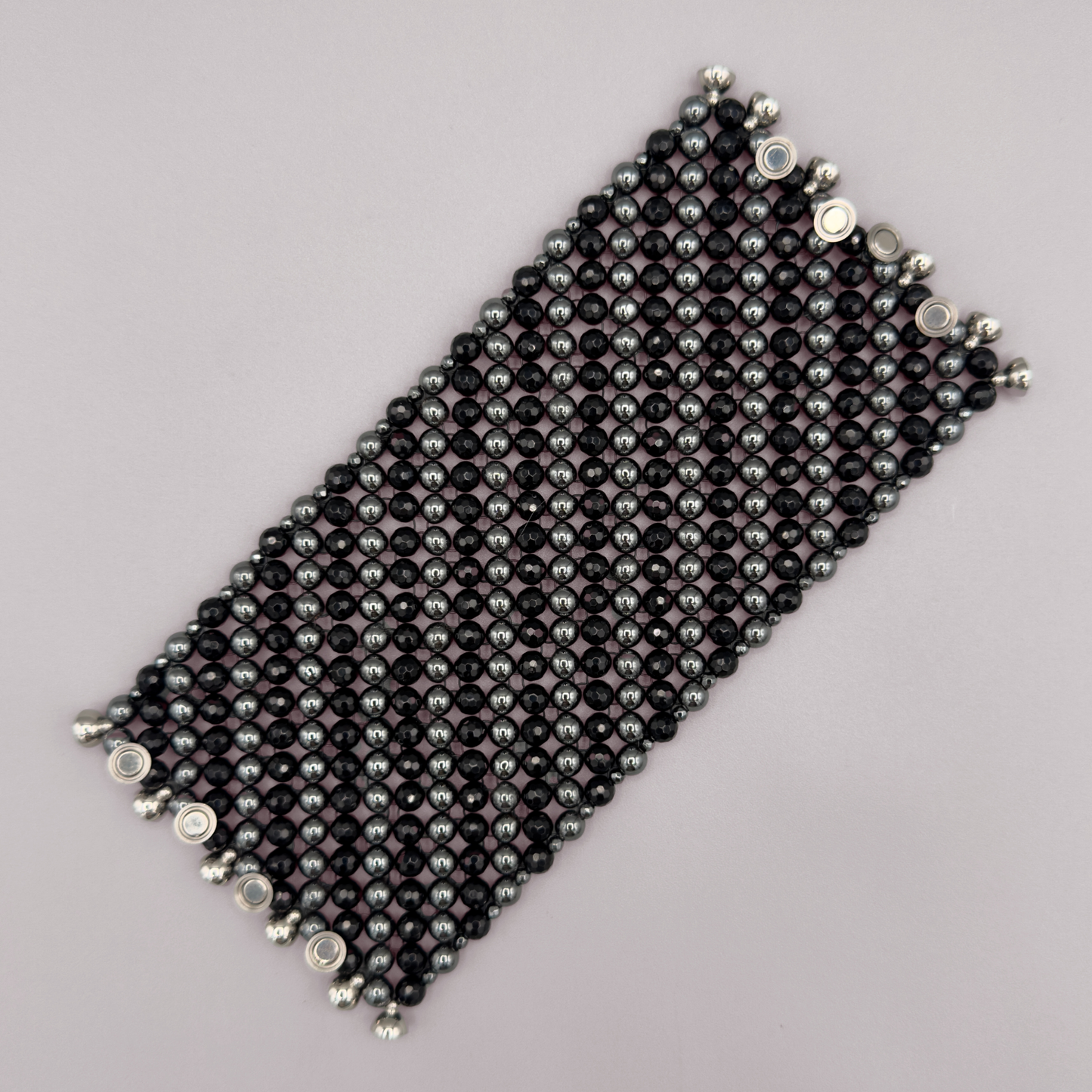 SAHARA S8 Bracelet in Black Onyx + Hematite