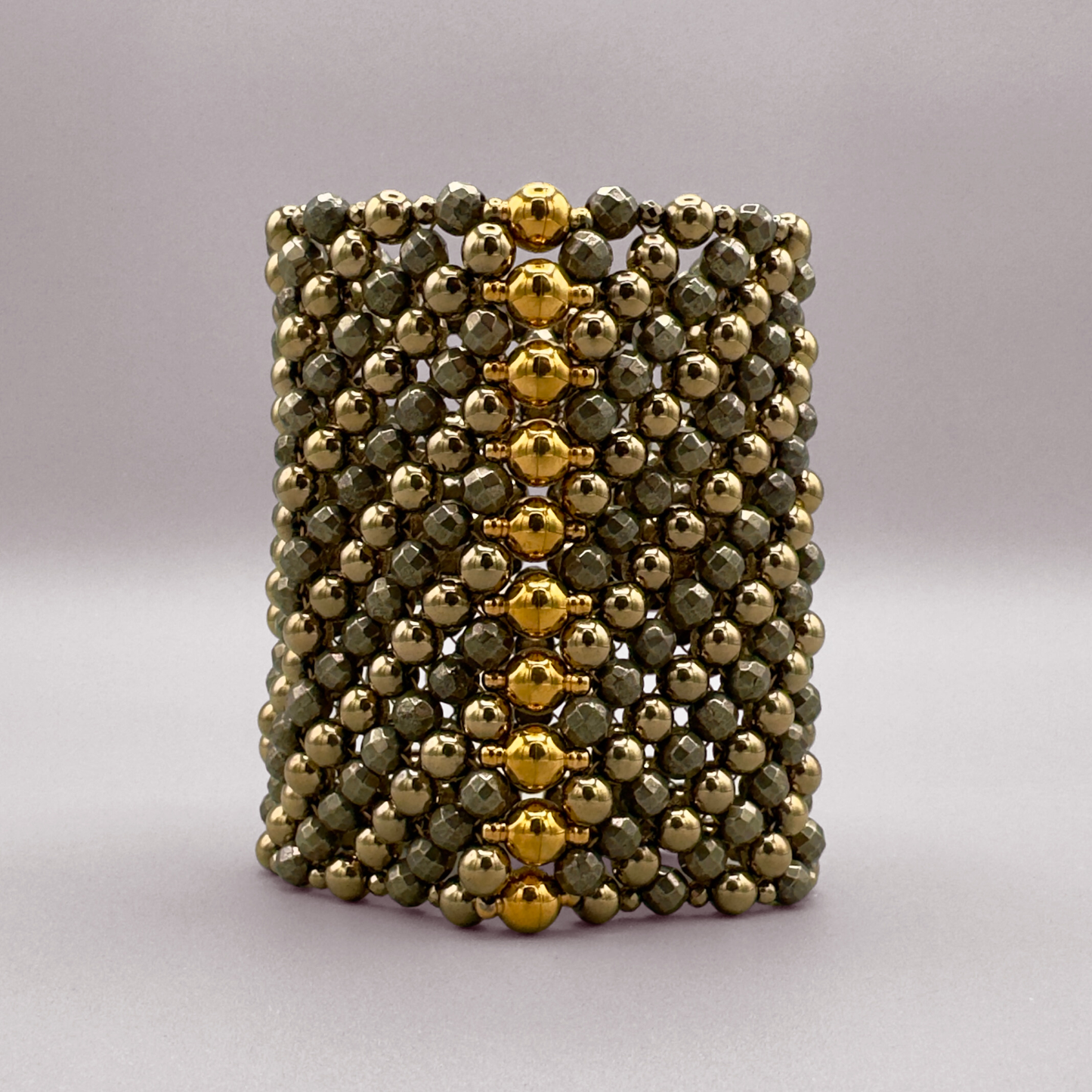 SAHARA S10 Bracelet in Pyrite + Gold