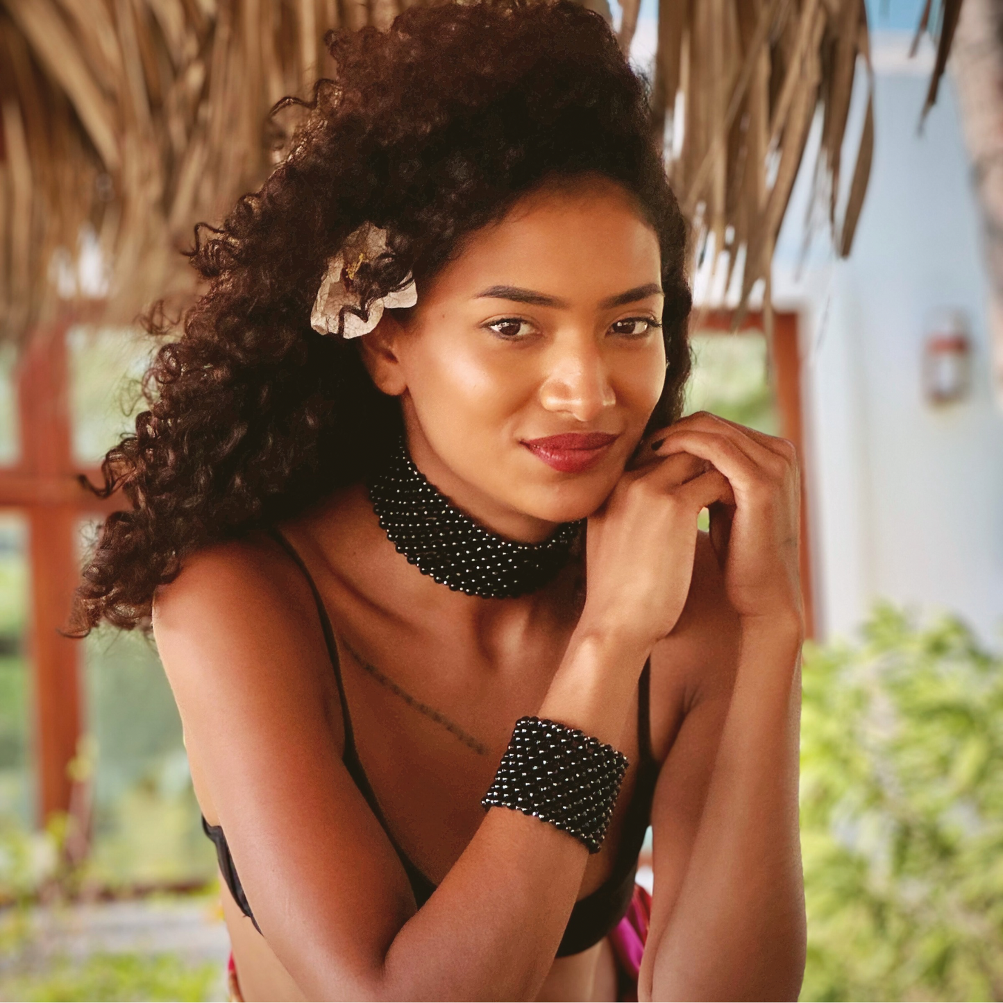 SAHARA S6 Bracelet in Pure Black Onyx