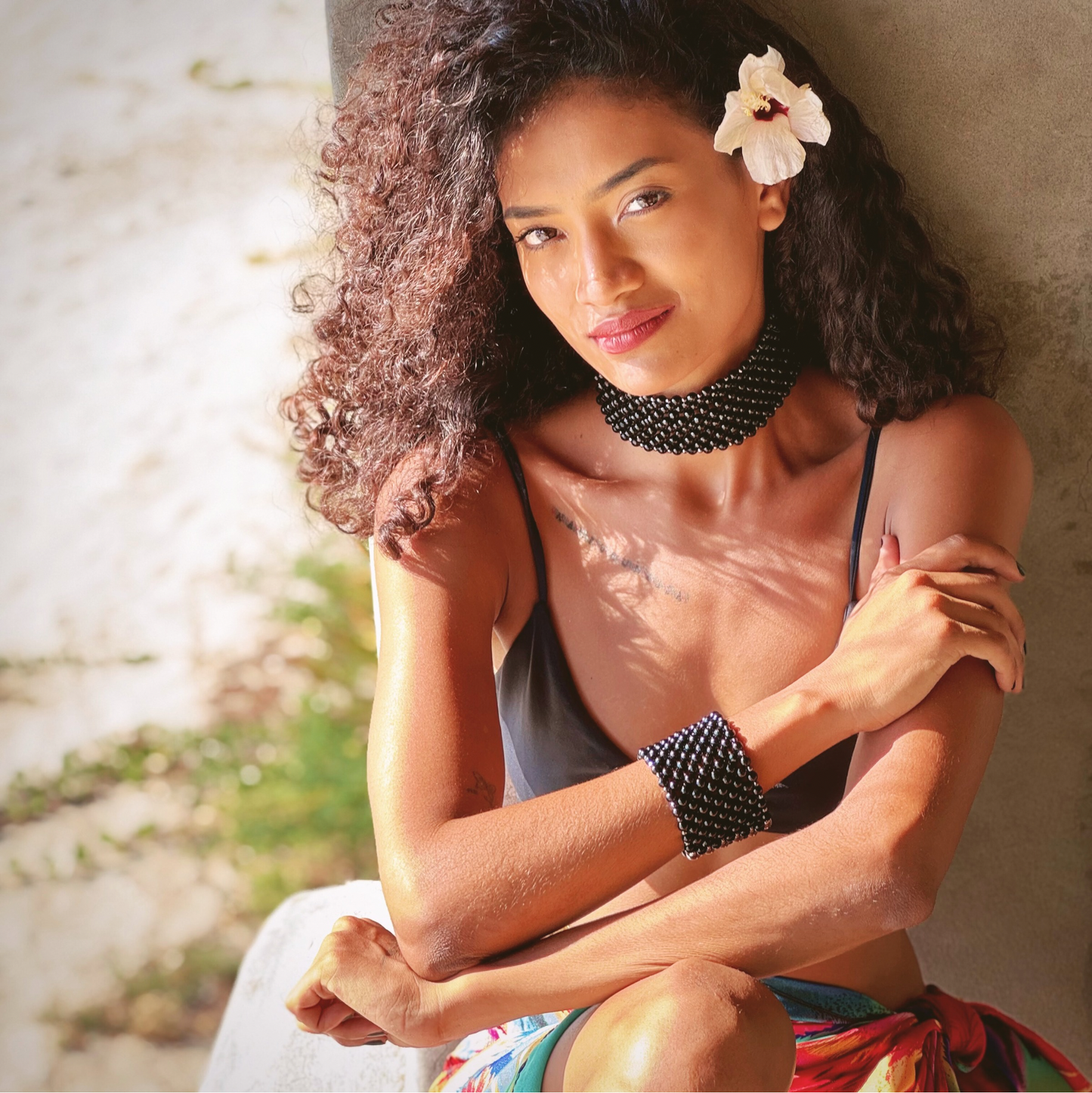 SAHARA S6 Bracelet in Pure Black Onyx