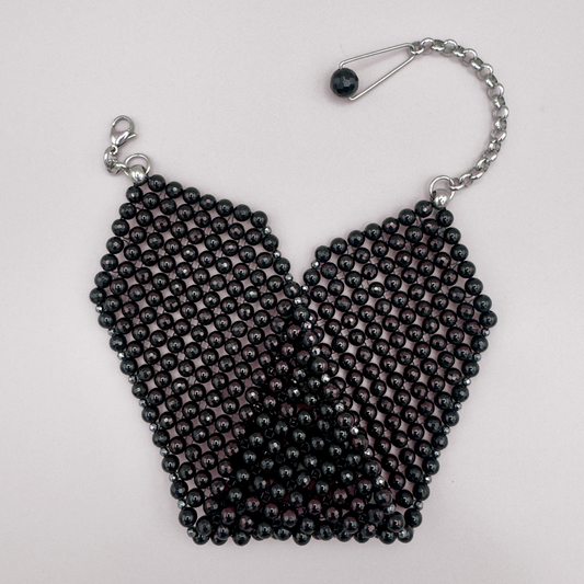 SAHARA S8 Choker in Pure Black Onyx