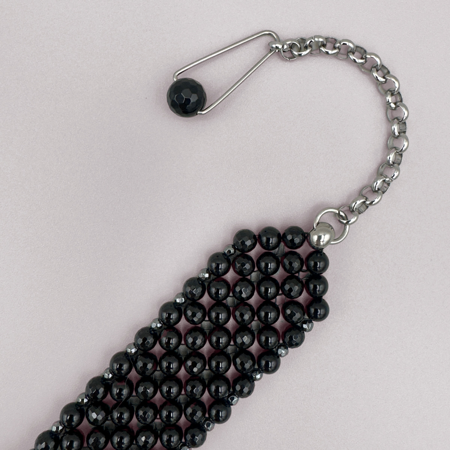 SAHARA S4 Choker in Pure Black Onyx